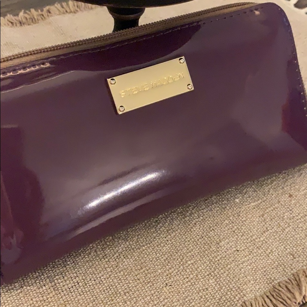 Steve Madden purple/eggplant wallet.